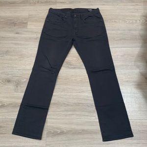 Buffalo David Bitton. Six-x Slim Straight Stretch. Size 34 x 34. Color Gray